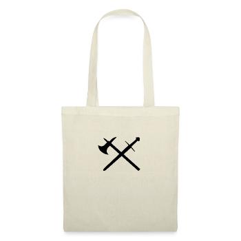 Sword and ax - Tote Bag - red - Front