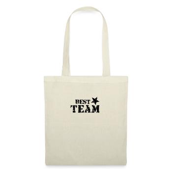 Best Team, Star, Champions, Sports, Winner, Club - Sac en tissu - rouge - Devant