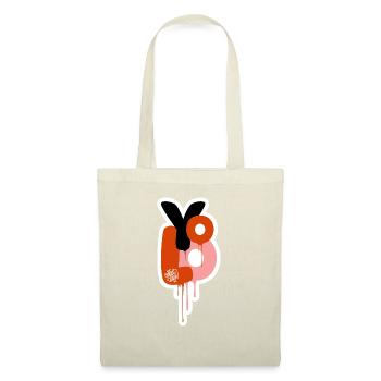 Yolo tu ne vis qu’une fois - Graffiti Styles - Sac en tissu - rouge - Devant