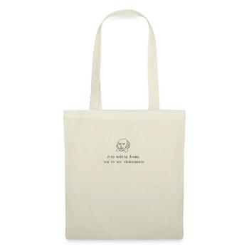 shakespeare drama - design drôle - Sac en tissu - rouge - Devant
