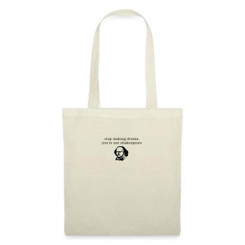 shakespeare drama - badass design - Sac en tissu - rouge - Devant