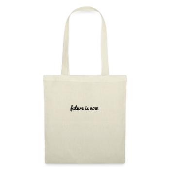 future is now future is now deep cool saying - Tote Bag - red - Front