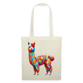 Alpaga - Sac en tissu - rouge - Devant
