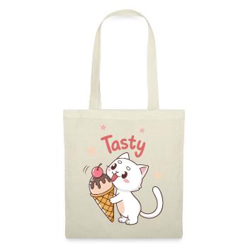 Chat gourmand Tasty Glace - Tote Bag - red - Front
