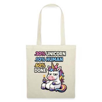 Unicorn Burnout Birthday Meme - Tote Bag - red - Front