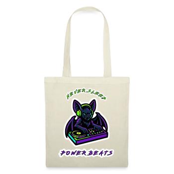 Neon Bat DJ Power Beats - Stoffbeutel - Rot - Vorne