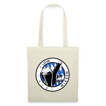 I Love Beer Logo - Tote Bag - red - Front