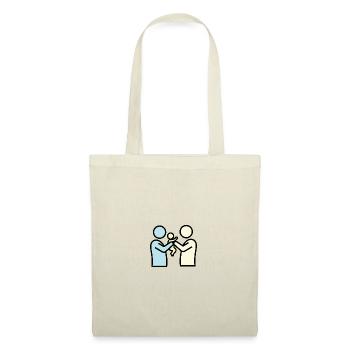 Proud parents with baby | Modern pictogram - Tote Bag - red - Front