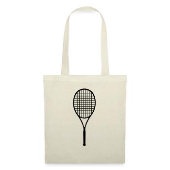 tennis, raquettes de tennis - Sac en tissu - rouge - Devant