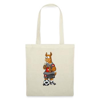 Lama fan suisse - Sac en tissu - rouge - Devant