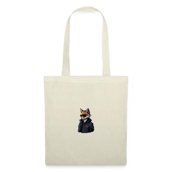 Streetwear fox with black jacket - Tote Bag - red - Front