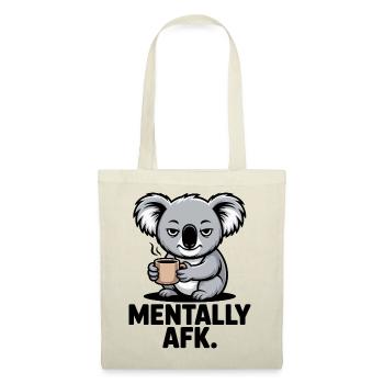 Koala AFK Coffee - Sac en tissu - rouge - Devant