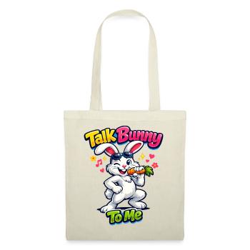 Jardin de Pâques Printemps Été Bunny Bunny - Sac en tissu - rouge - Devant