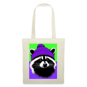 Raccoon - Tote Bag - red - Front