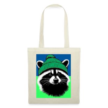 Raccoon - Tote Bag - red - Front