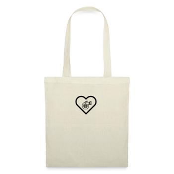 Heart turbocharger turbo motor car tuner tuner motif - Tote Bag - red - Front