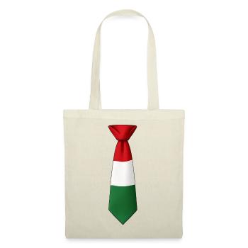 Drapeau hongrois à cravate - Sac en tissu - rouge - Devant
