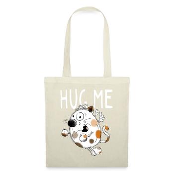 Hug Me Cat Cartoon - Gift - Tote Bag - red - Front