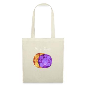 He is Risen Geometric Gem - Tote Bag - red - Front