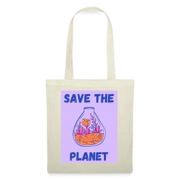 ECOLOGY. PLANET. NATURE. GARDEN. TREE. FLOWER - Tote Bag - red - Front