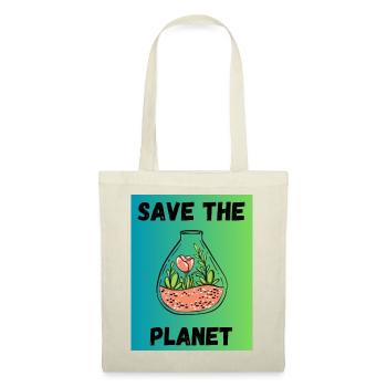 PLANETE. JOUR DE LA TERRE. ECOLOGIE. PLANETE. BIO - Sac en tissu - rouge - Devant
