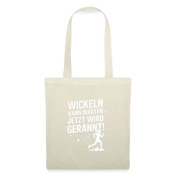 Muddy Run Mama Motto Team Shirt Hindernis lustig - Stoffbeutel - Rot - Vorne