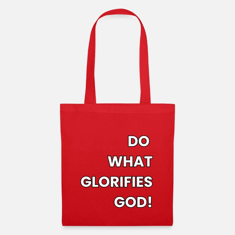 Glorify God - Tote Bag - red