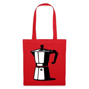 Espresso pot - Tote Bag - red - Front