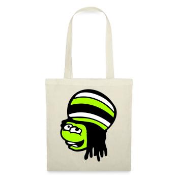Frog Reggae Music Rasta Hair Hat Jamaica Fun - Tote Bag - red - Front