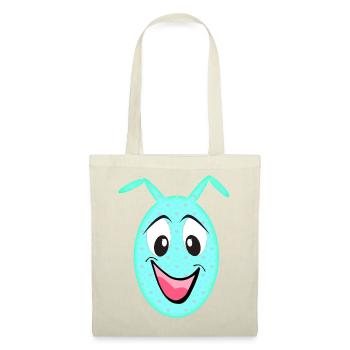 Kawaii Heart Egg Friend - Tote Bag - red - Front