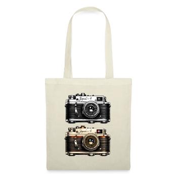 Twin Vintage Camera Duo - Tote Bag - red - Front