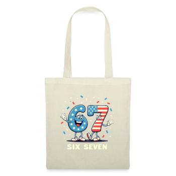 US Flag 67 Memes Six Seven - Tote Bag - red - Front