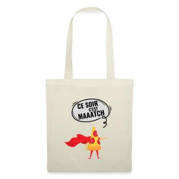 Football tonight it's a game with pizza - Tote Bag - red - Front