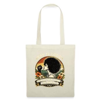 Je suis noir et j’en suis fier - Sac en tissu - rouge - Devant