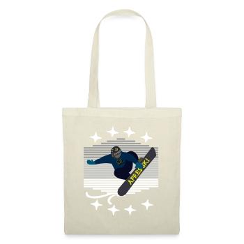 snowboarders, après-ski, party after, piste - Tote Bag - red - Front