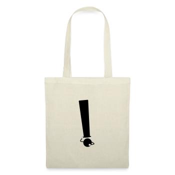 Funny Exclamation mark - Tote Bag - red - Front