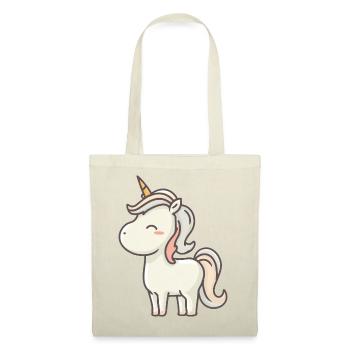 licorne - Sac en tissu - rouge - Devant