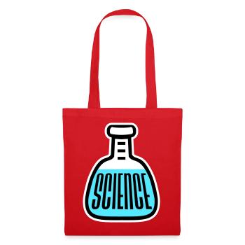 Science Science Statement Nerd Education Saying - Tote Bag - red - Front