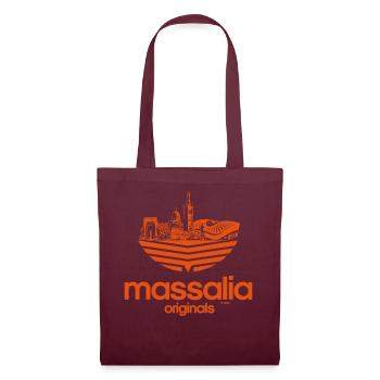 Massalia Originals by Dimu La Ville - Sac en tissu - bordeaux - Devant