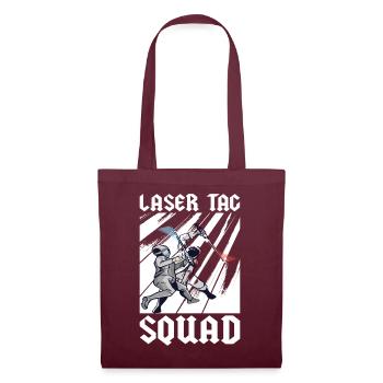 Laser Tag Squad - Stoffbeutel - Burgunderrot - Vorne