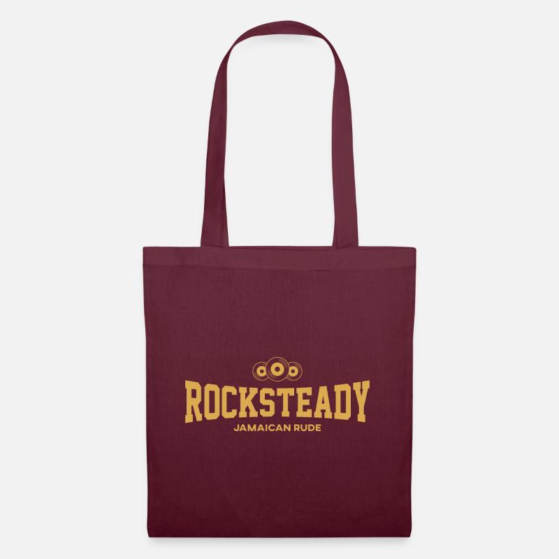 rocksteady jamaican unhöflich - Stoffbeutel - Burgunderrot
