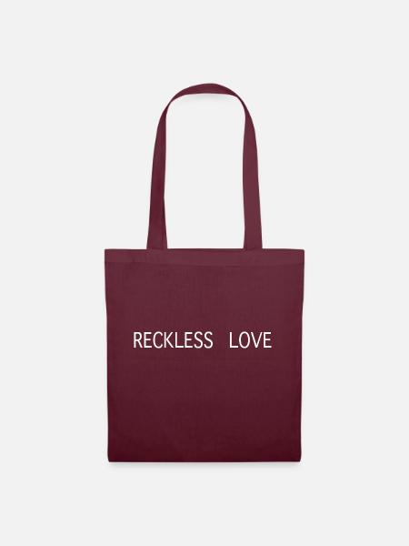Reckless Love - Stoffbeutel - Burgunderrot