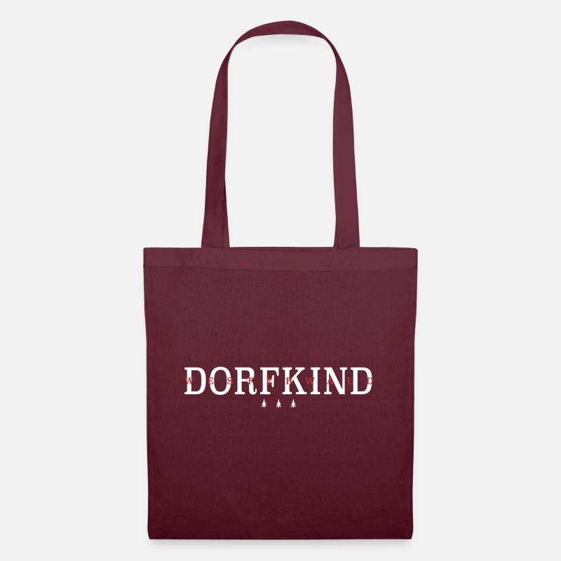 Statement. Village. - Tote Bag - burgundy