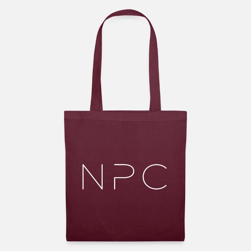 NPC - Jugendwort - Stoffbeutel - Burgunderrot