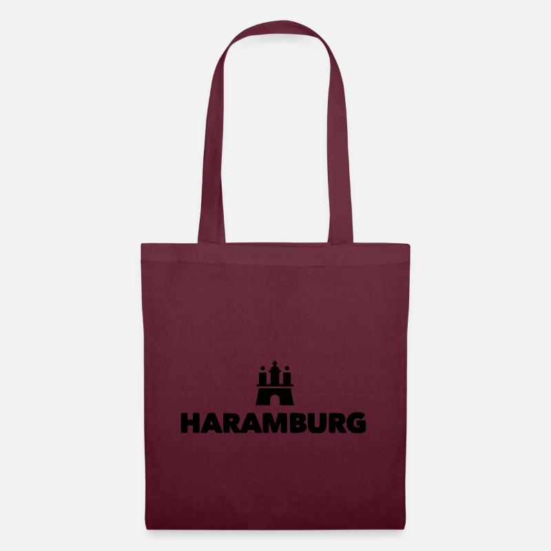 Haramburg - Stoffbeutel - Burgunderrot