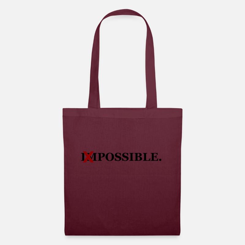 impossible - Sac en tissu - bordeaux
