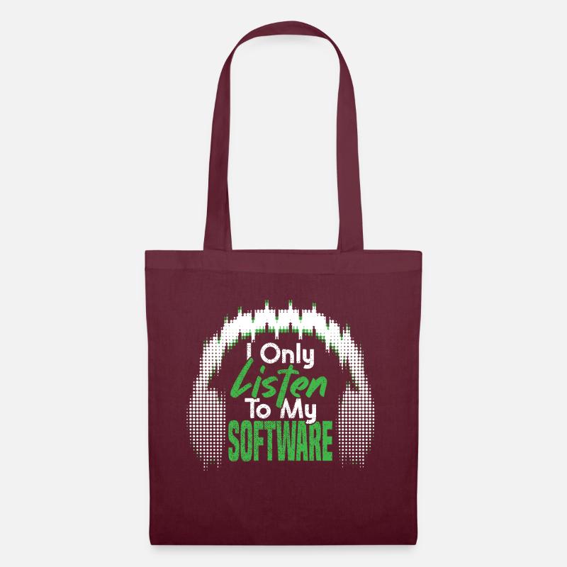 Programmer Coder Software Developer - Tote Bag - burgundy
