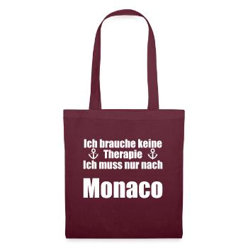Monaco - Stoffbeutel - Burgunderrot - Vorne