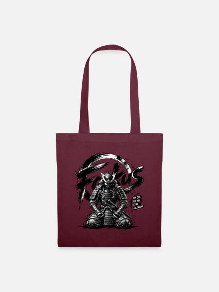Focus Samurai - Stoffbeutel - Burgunderrot