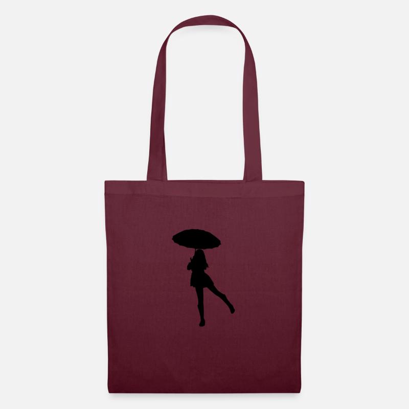 Rainy Days T-Shirt - Stoffbeutel - Burgunderrot